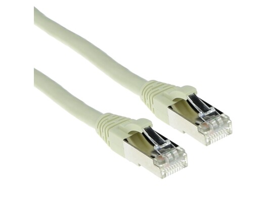 Act Ivory 25 Meter Sftp Cat6a Patch Cable Snagless With Rj45 Connectors. Cat6a S/Ftp Snagless Iv 25.00M Fb6025 FB6025
