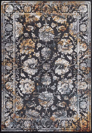 Teppe Yelvi 120x180 cm - Svart/Beige