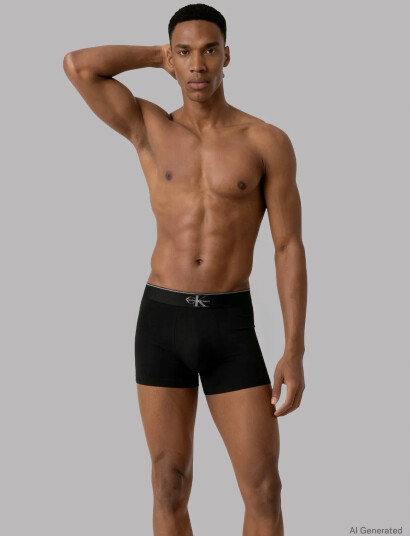 Calvin Klein Trunk 3Pk   Black   XS