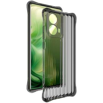 Motorola Moto G85/S50 Neo Imak Drop-Proof TPU-deksel Gjennomsiktig Svart