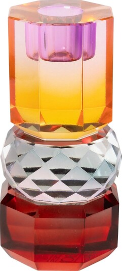 C"est Bon | Crystal Holder Red/Blue/Orange 13Xø6 Cm | 6X13CM
