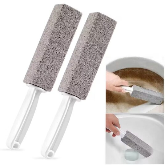 Inf 2-Pack toalettbørste med naturlige pimpsteiner Inf 2-Pack toalettbørste med naturlige pimpsteiner
