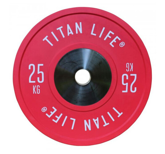 Titan Life PRO Titan Elite Bumper Plates 50 mm Titan Life PRO Titan Elite Bumper Plates 50 mm