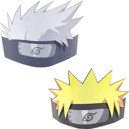 Chaks Partyhatter Naruto Kakashi 8-pakning 12808-NA