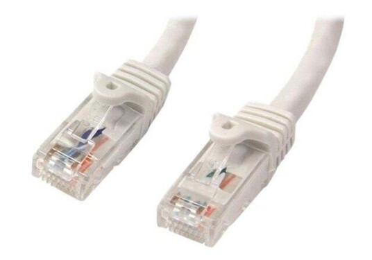 StarTech 10m Cat6 Snagless Nettverkskabel Hvit med PoE og 10Gbps