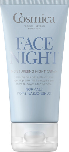 Cosmica Fuktighetsgivende Nattkrem for Tørr Hud 50 ml
