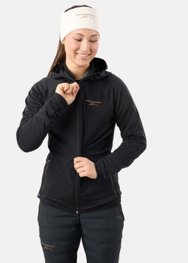 Swedemount Nordic Wind Full Zip Hood W Black 36 Langrennsjakker