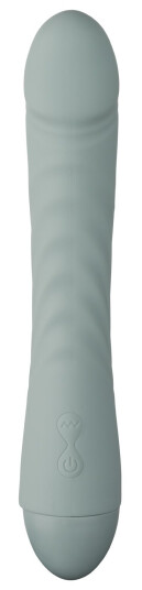 Amaysin Ribbed Dildovibrator        - Blå