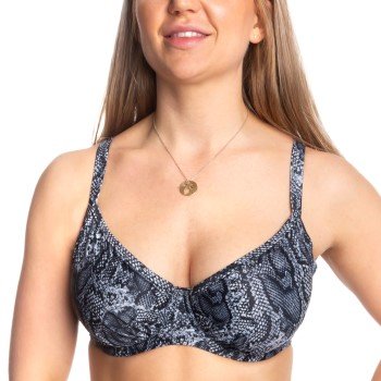 Missya Bell Bikini Wire Bra Print Svart mønstret C 85 Dame