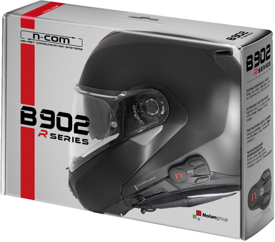 Nolan N-Com B902 R Bluetooth kommunikasjonssystem enkelt sett en størrelse Svart Nolan N-Com B902 R Bluetooth kommunikasjonssystem enkelt sett en størrelse Svart