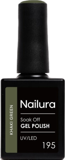 Nailura Gel Polish 10 ml 195 Khaki Green