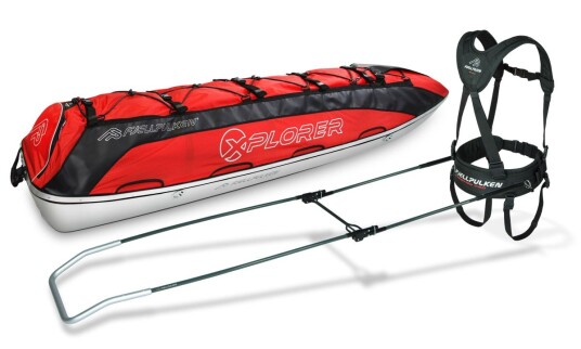 Fjellpulken Xplorer Ekspedisjonspulk Komplett Rød 188 cm