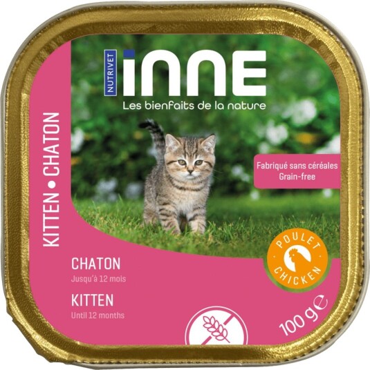 Nutrivet Våtfôr Inne Kitten Med Kylling 16 X 100 G