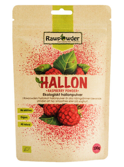 Bringebærpulver ØKO, 125 g