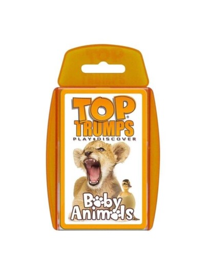 Winning Moves Baby Animals Top Trumps Card Game ENGLISH