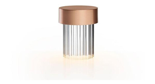 Flos Last Order Fluted Bordlampe Satinkobber Flos Last Order Fluted Bordlampe Satinkobber