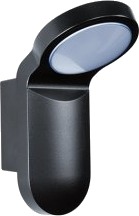 Esylux Ol 100 Led 3K Utendørs Vegglampe Svart Aluminium Plast Ip55 Fasade Ii