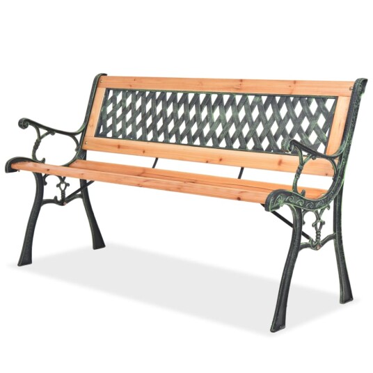 vidaXL Hagebenk 122 cm tre vidaXL Hagebenk 122 cm tre