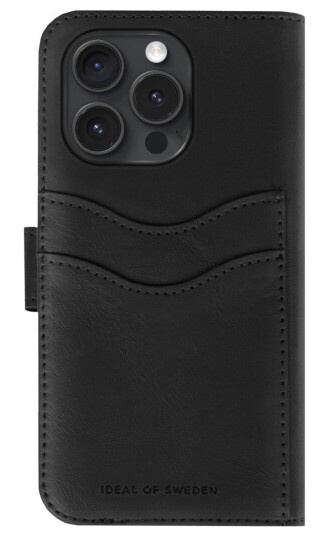 Ideal Of Sweden Magnet Wallet+ iPhone 16 Pro Max, Svart - Mobildeksel med Resirkulert Materiale