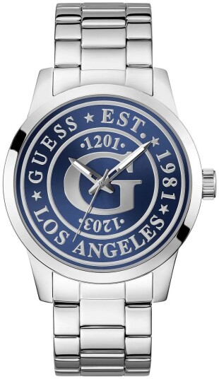 Guess Herreklokke GW0888G1 Collegiate Blå/Stål Ø44 mm Guess Herreklokke GW0888G1 Collegiate Blå/Stål Ø44 mm