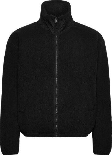 Weekday Loose Fit Zip Fleece Jacket - Black - XL Weekday Loose Fit Zip Fleece Jacket - Black - XL