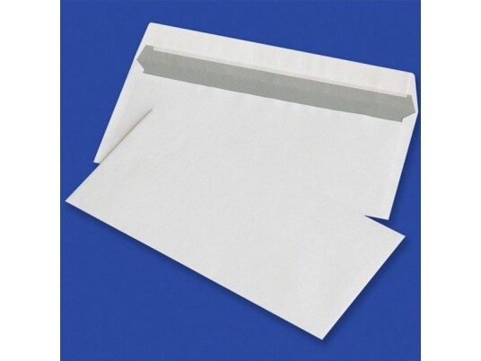 Office Products Envelopes With Silicone Tape Office Products Hk Dl 110X220mm 80Gsm 1000Pcs White