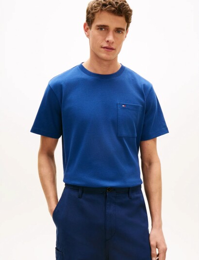 Tommy Hilfiger Mesh Tee Blue XXL
