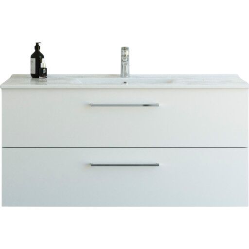 Dansani Mido+ møbelpakke 121x45,5 matt hvit