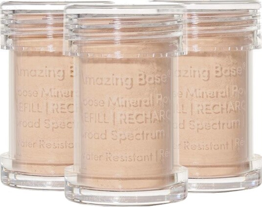 Jane Iredale Amazing Base Refillable Brush Amber 3 Pack Refills Jane Iredale Amazing Base Refillable Brush Amber 3 Pack Refills