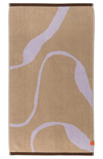 Mette Ditmer Nova Arte badehåndkle 70 x 133 cm Sand-lilac Mette Ditmer Nova Arte badehåndkle 70 x 133 cm Sand-lilac