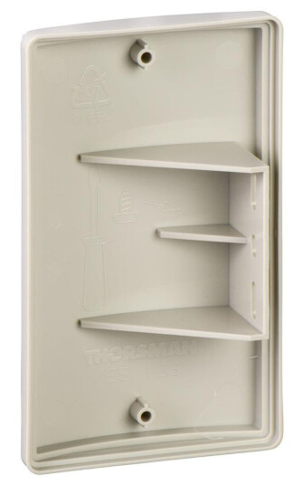 Schneider Electric 5504160 Endestykke 75 x 33 mm Hvit Installasjonsmaterial