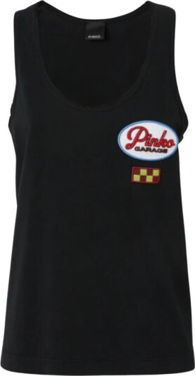 Pinko Dame Topper Svart S, Pinko Dame Topper Svart S,