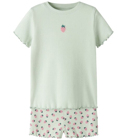 Name It Shorts Sett   NmfVivemma   Pale Aqua   Name It   3 år 98   Shorts   Grønn