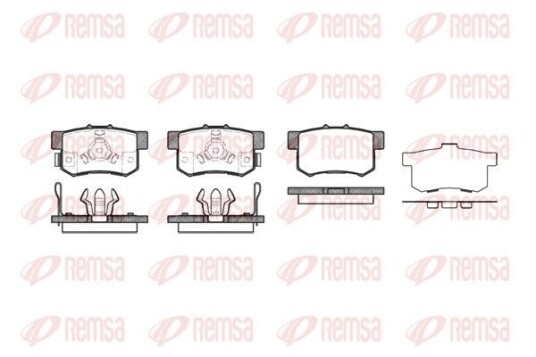 Bremseklosser REMSA 0325.04 Bremseklosser REMSA 0325.04
