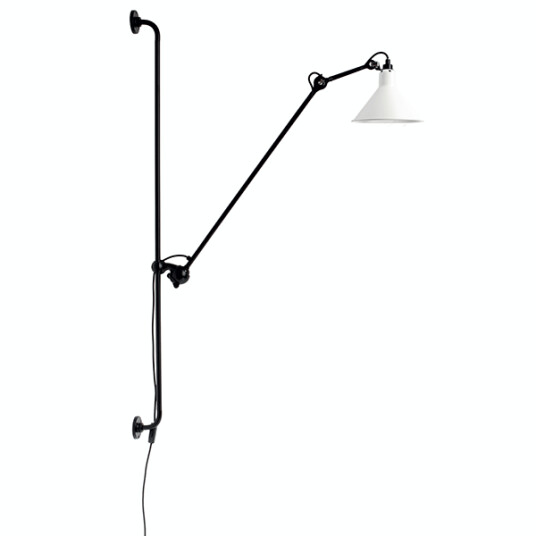 Lampe Gras N214 Vegglampe Matt Sort & Matt Hvit Lampe Gras N214 Vegglampe Matt Sort & Matt Hvit