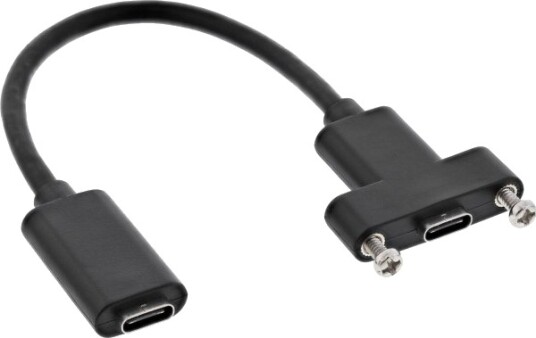 Inline 33441H 0,2 M Usb C Usb C Usb 3.2 Gen 2 3.1 Gen 2 Hunkjønn/Hunkjønn Sort