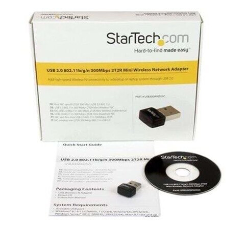 StarTech.com USB 2.0 300Mbps Mini Wireless-N Network Adapter