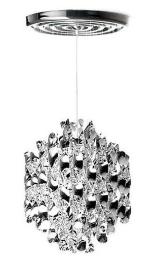Verner Panton Spiral SP1 Taklampe Sølv Verner Panton Spiral SP1 Taklampe Sølv