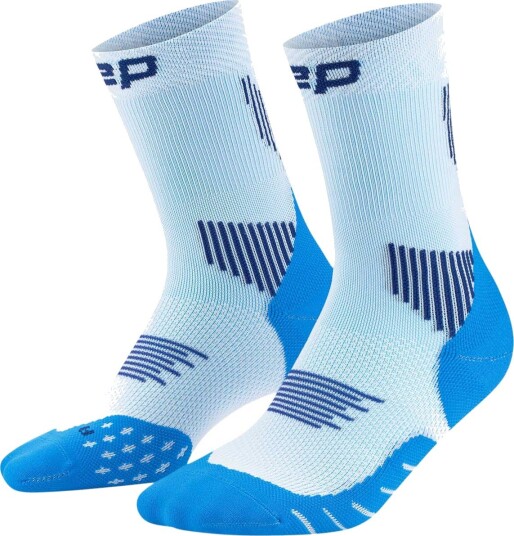 CEP Core Run Socks Mid Cut 5.0   Blue   II