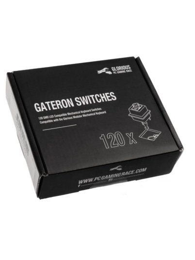 Glorious Gateron Black Switches (120 pcs) - Tastebryter -