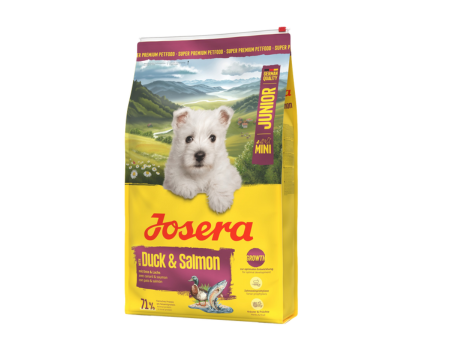Josera MiniJunior 10 kg Tørrfôr til Hund med And og Laks