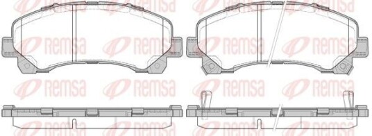 Bremseklosser REMSA 1407.00 Bremseklosser REMSA 1407.00
