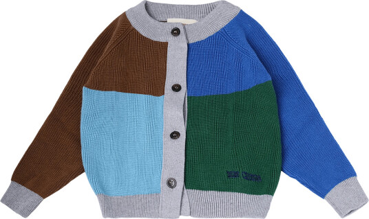 Bobo Choses Bobo Choses Color Block Cardigan   Multi/patterned   89