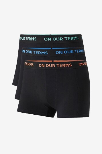 Ellos Collection Boxershorts Max 3 pakning Svart
