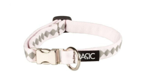Basic Sweet halsbånd rutete rosa 20-30 cm