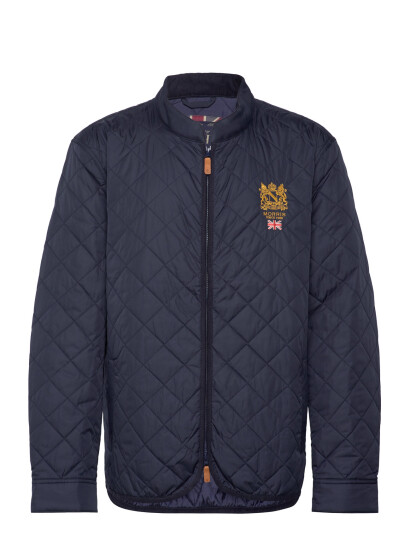 Morris Trenton Quilted Jacket - Navy - XXL