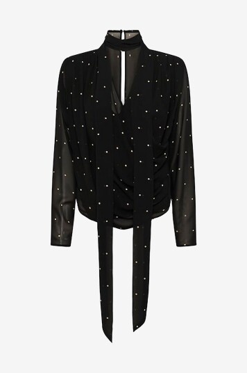 Gestuz Bluse gzDorthie P Blouse Svart
