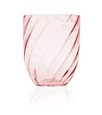 Swirl Drikkeglass Rosa Swirl Drikkeglass Rosa