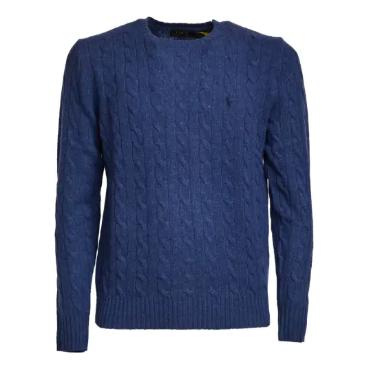 Ralph Lauren Polo Herre Strikkevarer Blå L