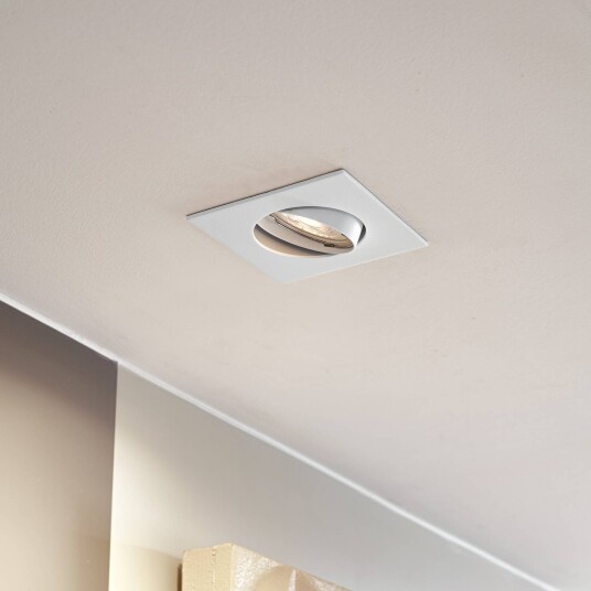 PRIOS innfellingslampe Fibur hvit 9 cm GU10 10 stk. Fibur PRIOS dimbar Hvit / opal Stue / spisestue Metall Moderne Innfelt i tak PRIOS innfellingslampe Fibur hvit 9 cm GU10 10 stk. Fibur PRIOS dimbar Hvit / opal Stue / spisestue Metall Moderne Innfelt i tak